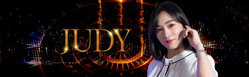 JUDYの文字とジュディの顔写真が並んだ特設サイトの見出し画像